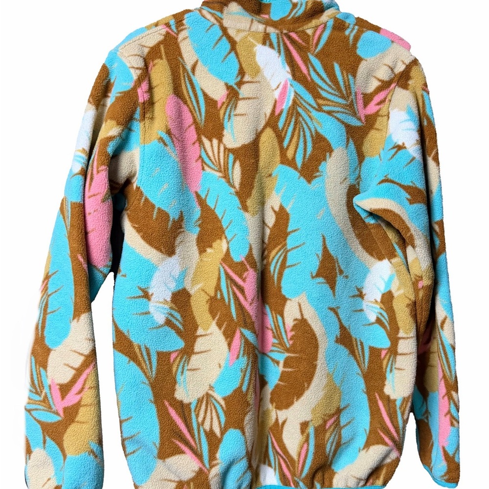 Patagonia Synchilla Fleece with Blue and Brown Accents - Picture 2 of 5
